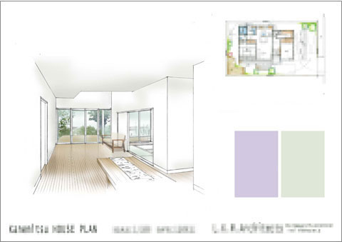 住宅建築プレゼンテーション、住宅1