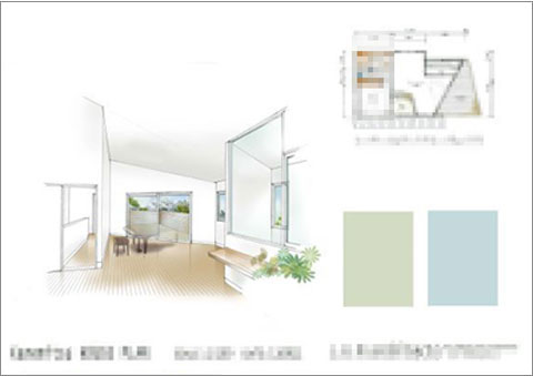 住宅建築プレゼンテーション、住宅2