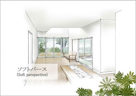 ソフトパース10 Soft perspectiveソフトパース Soft perspective