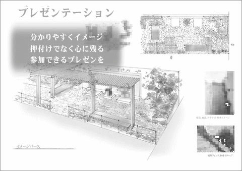 建築パース、プレゼンテーション